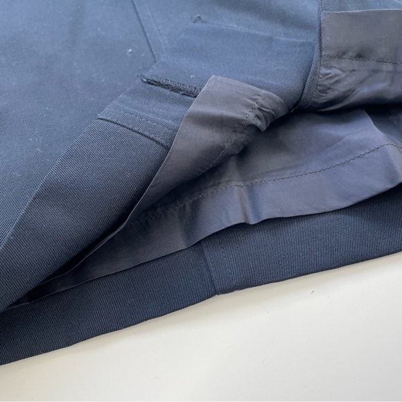 MaxMara Women's Navy 100% Virgin Wool Skirt Made in Italy Size 8 - Picture 5 of 9